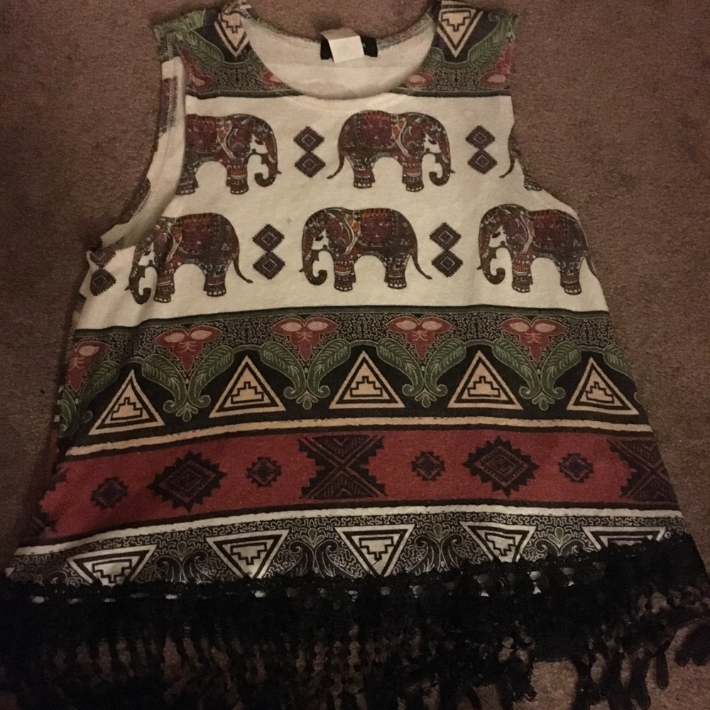 Love J Aztec Sleeveless Shirt
